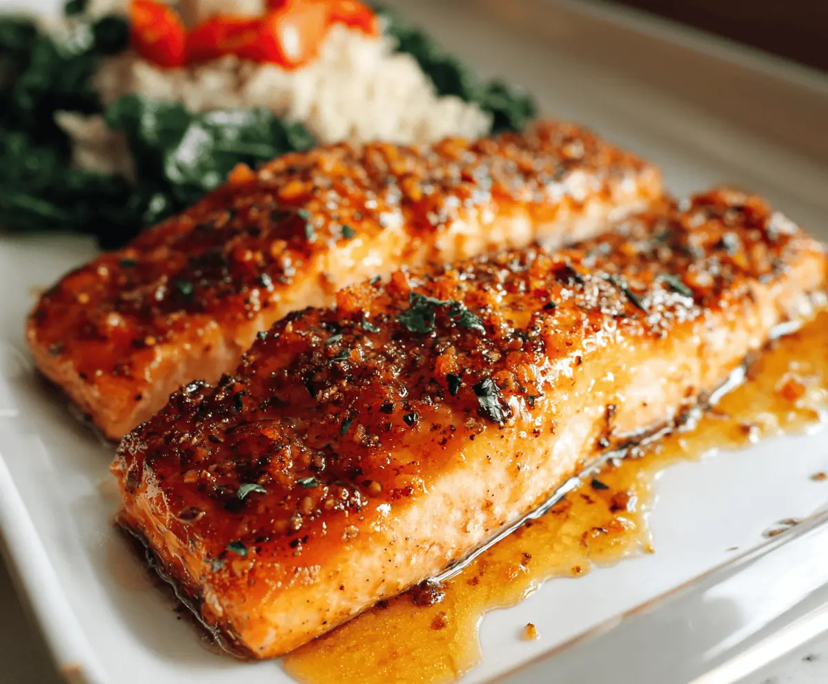 Spicy Hot Honey Salmon Recipe
