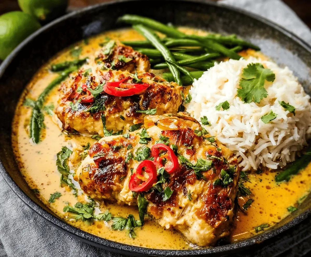 Easy Coconut Lime Chicken Recipe