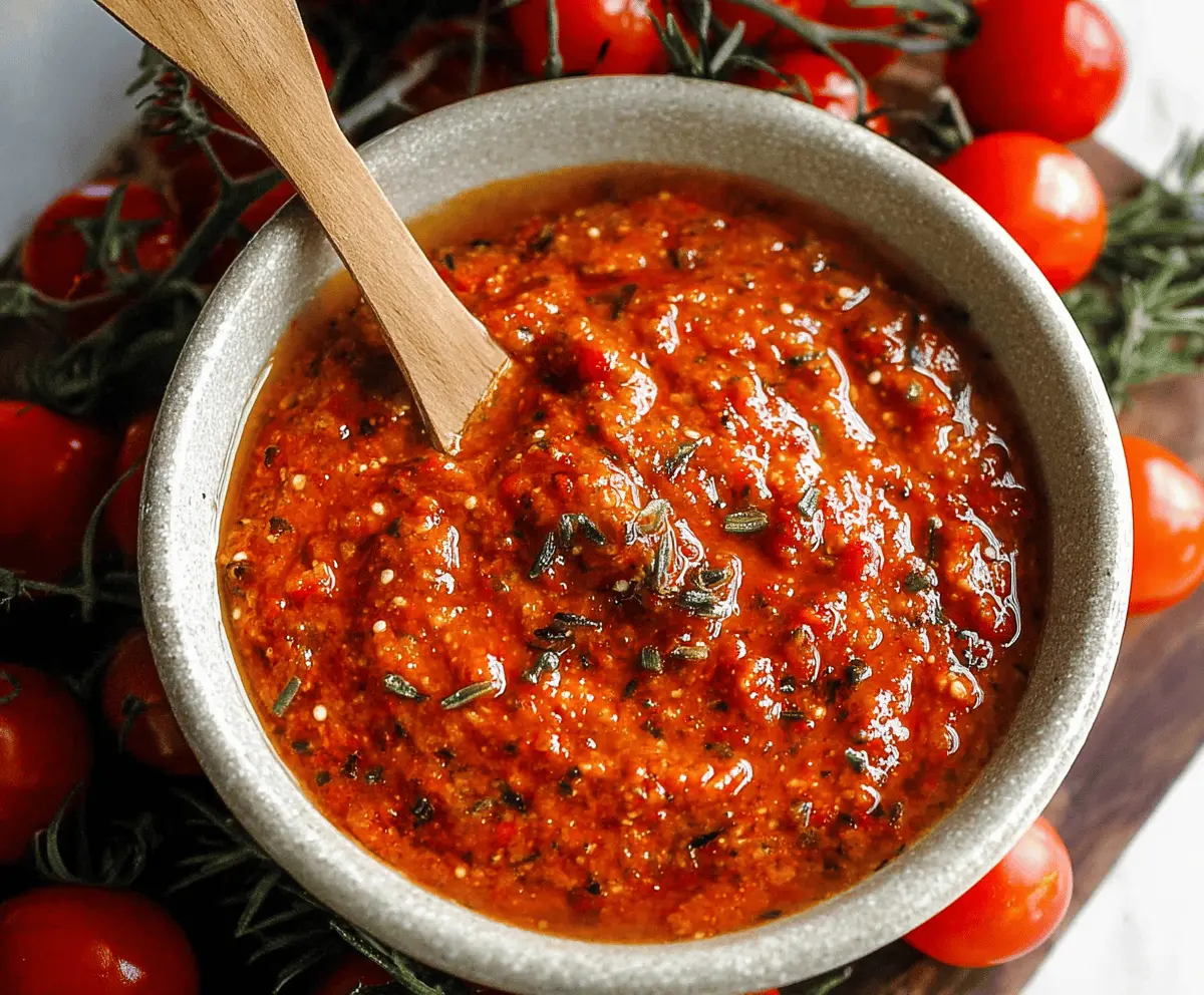Easy Sicilian Tomato Pesto Recipe for Fresh Flavor