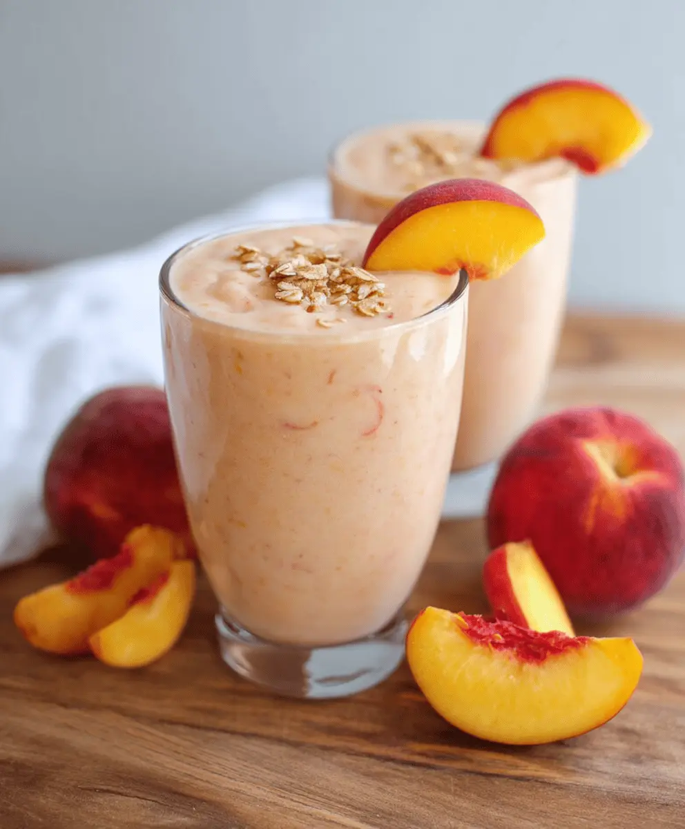 Creamy Peach Smoothie Recipe You’ll Love