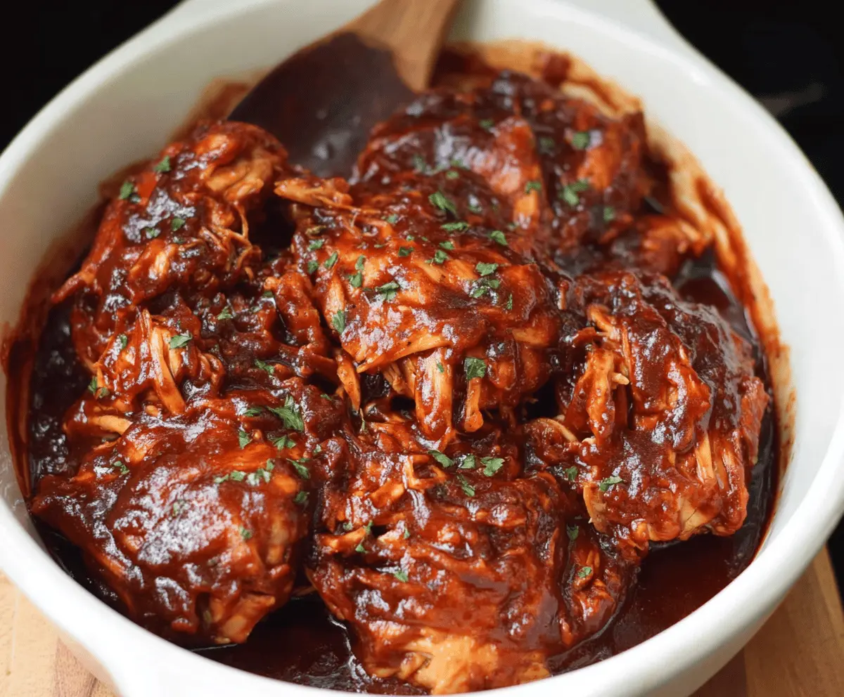 Easy Crockpot BBQ Chicken Recipe