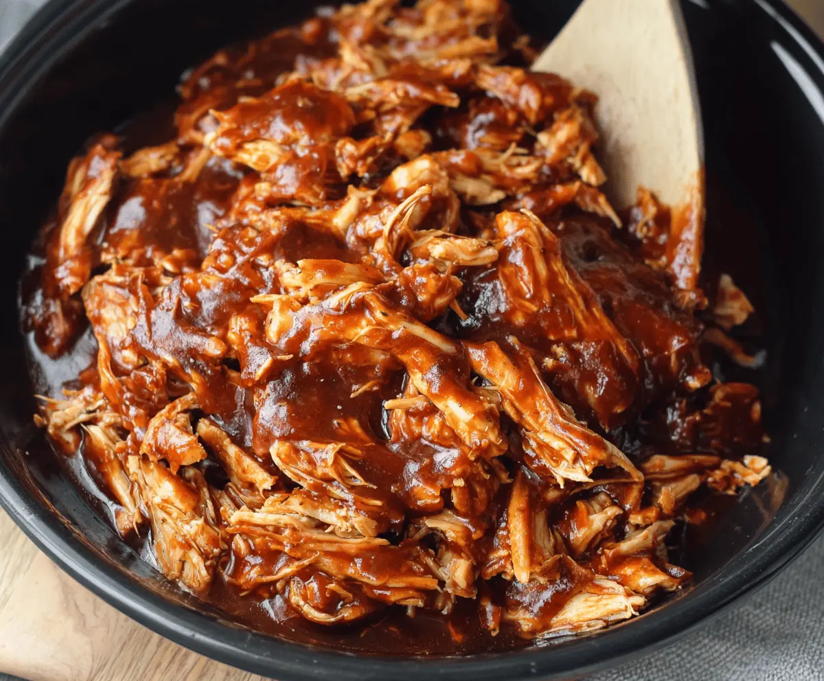 Easy Crockpot BBQ Chicken Recipe