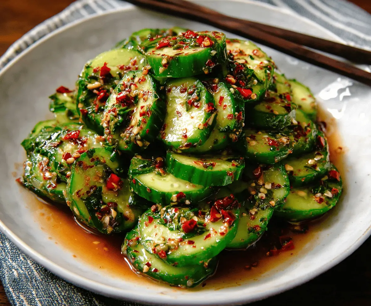 Easy Spicy Cucumber Salad Recipe for Summer