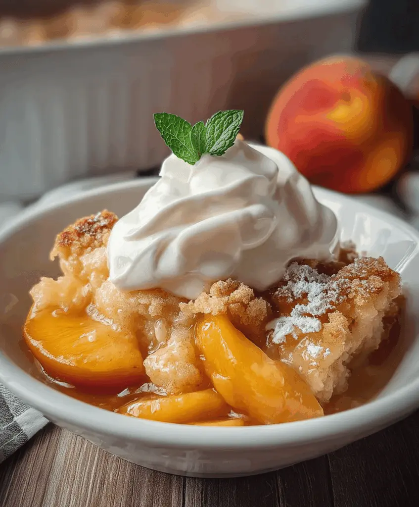 Easy Tennessee Peach Pudding Recipe