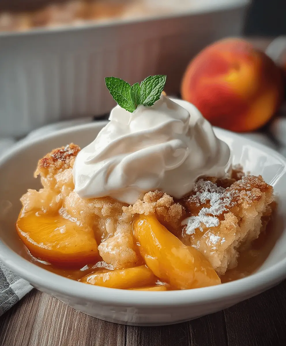 Easy Tennessee Peach Pudding Recipe