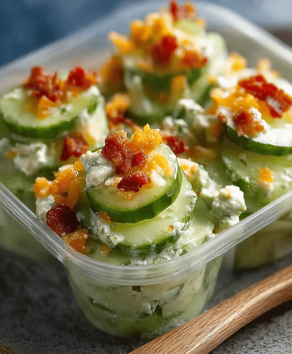 Zingy Cucumber Bites Easy Appetizer Recipe