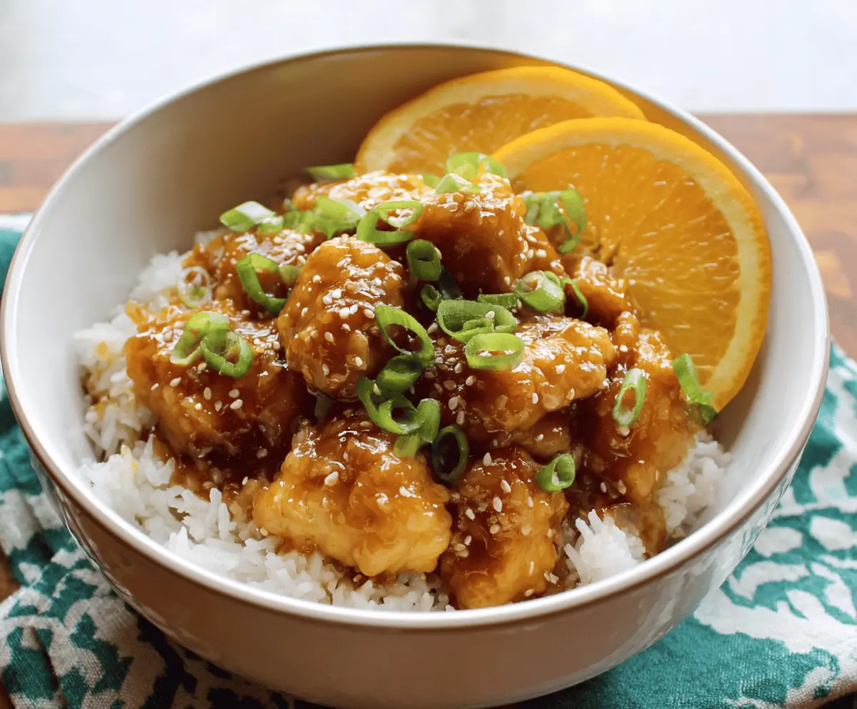 Easy Slow Cooker Orange Chicken Recipe