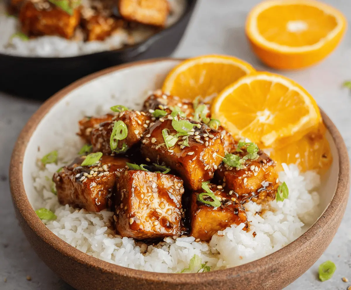 Easy Vegan Orange Tofu Recipe for Beginners