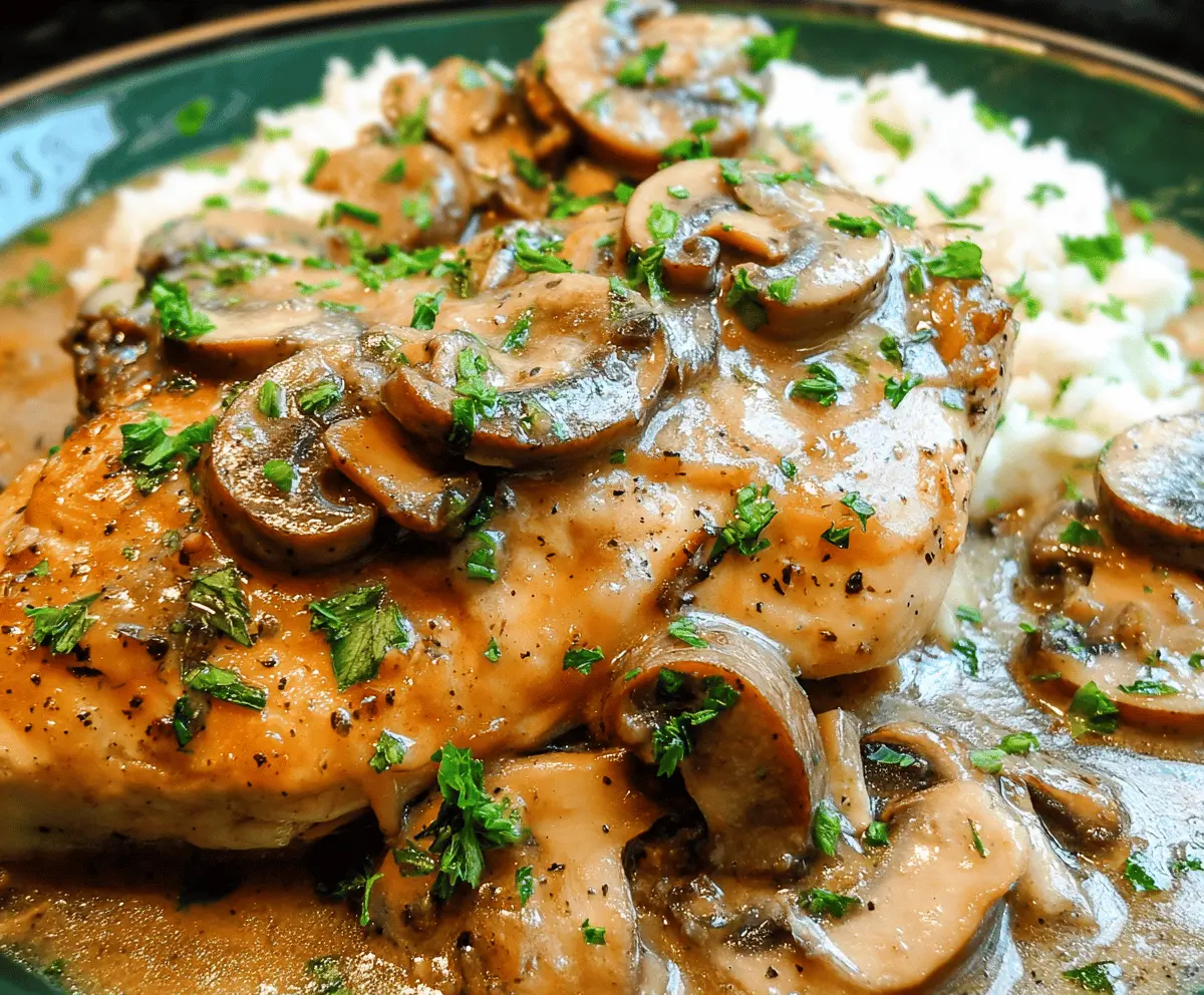 Slow Cooker Chicken Marsala