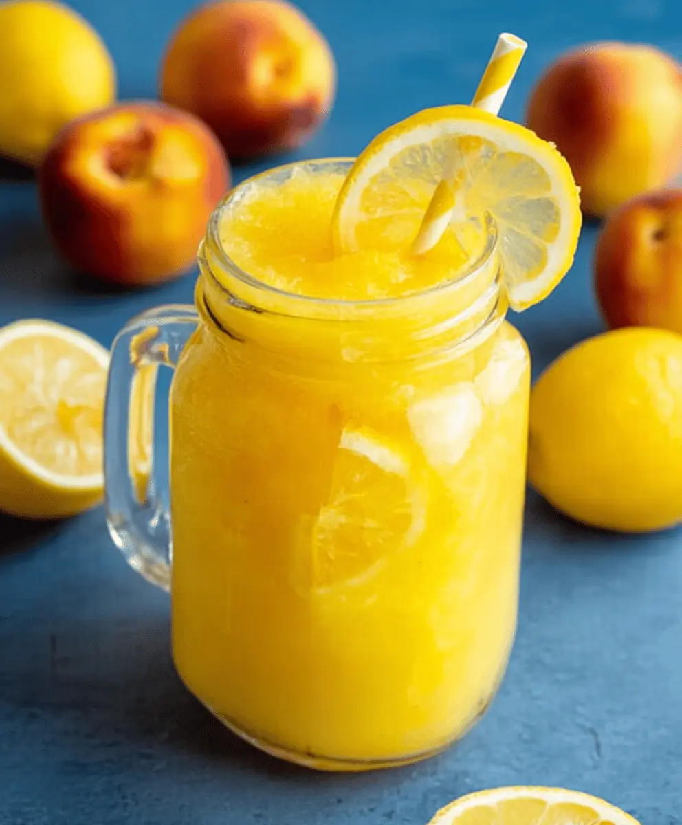 Peach Lemonade Slush Recipe