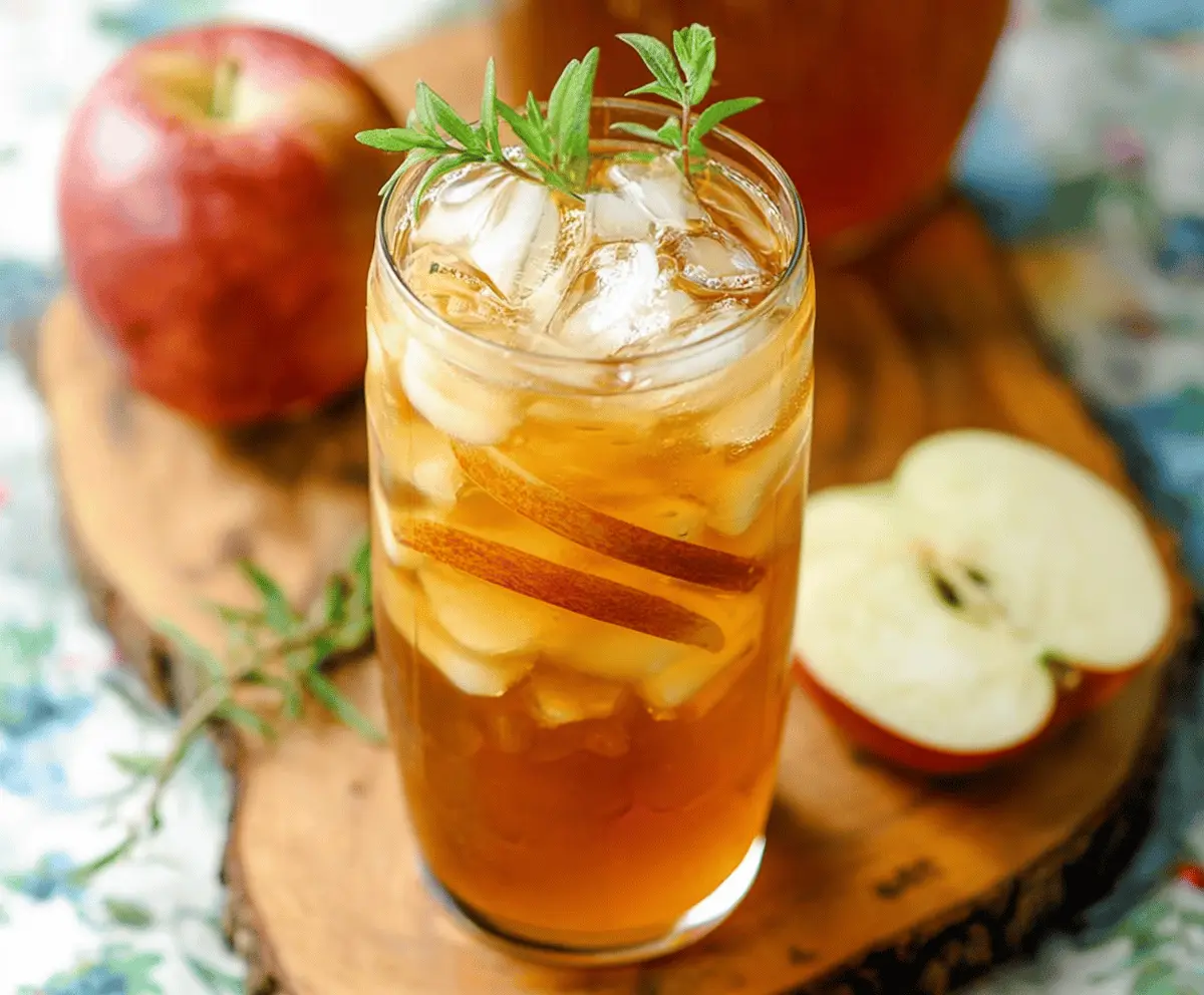 Apple Butter Iced Tea