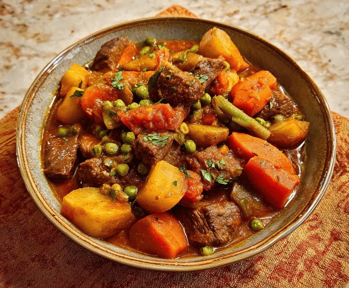 Beef and Vegetable Stew