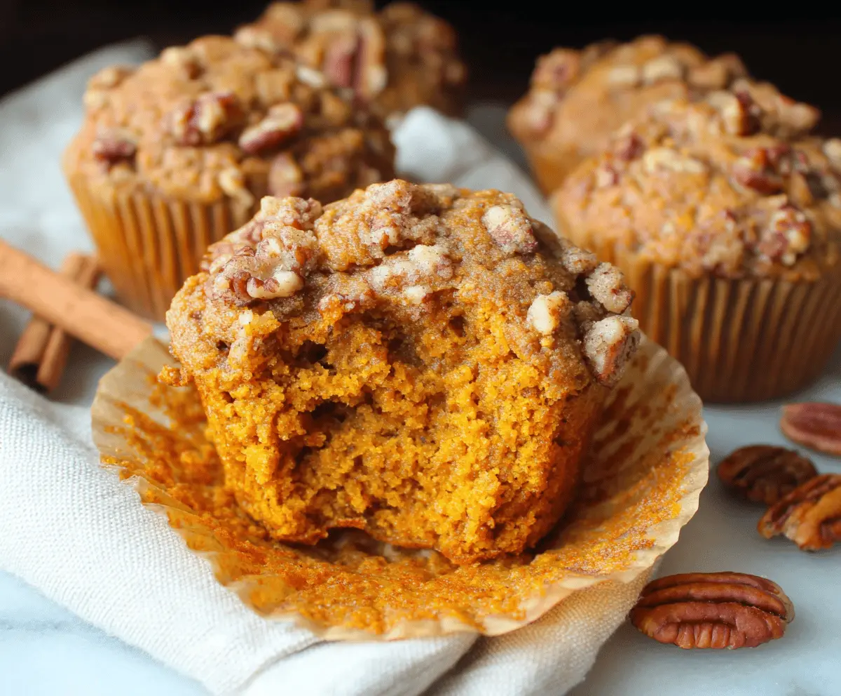 Pumpkin Pecan Muffins