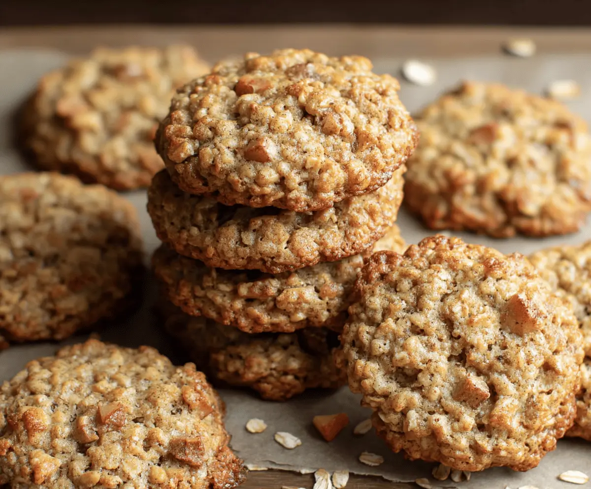 Apple Cinnamon Oatmeal Cookies