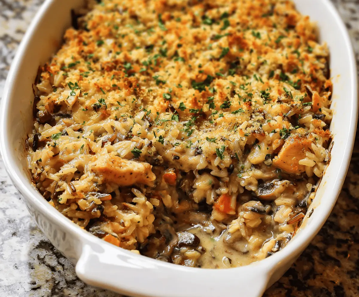 Chicken Wild Rice Casserole