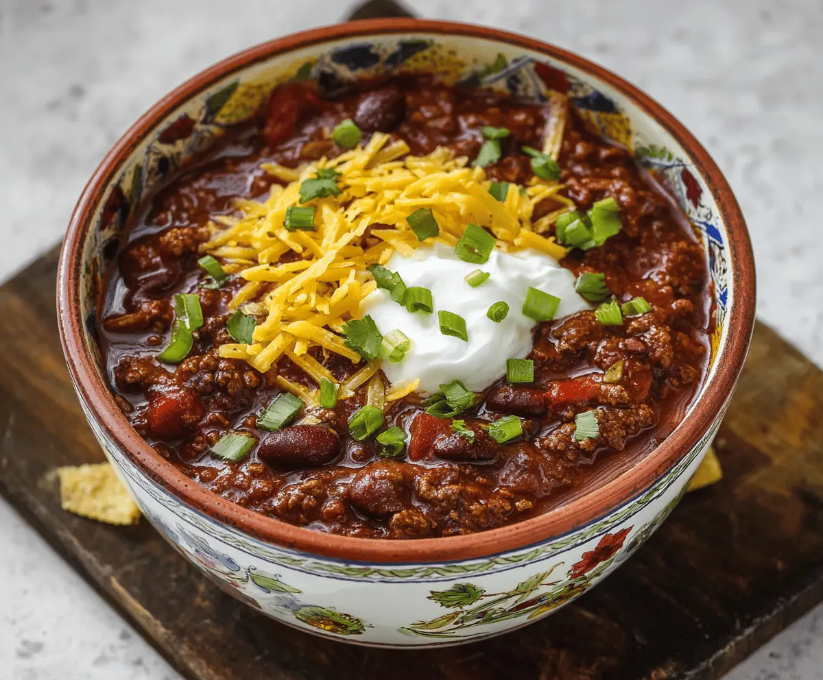 Classic Beef Chili