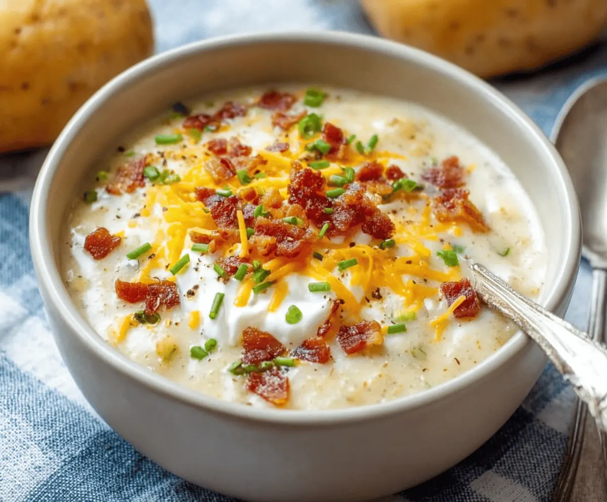 Creamy Baked Potato Soup