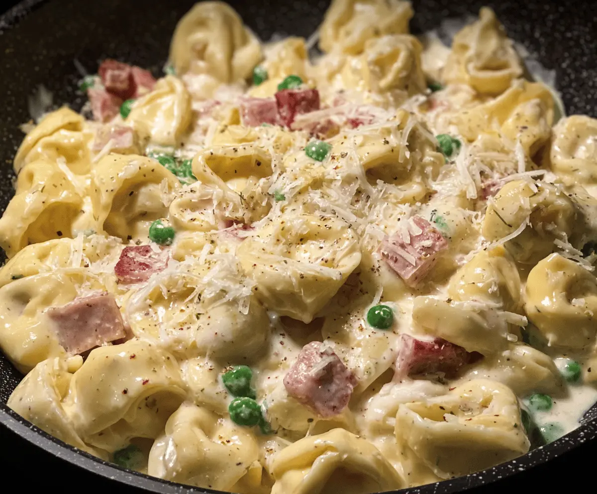 Creamy Tortellini Carbonara 