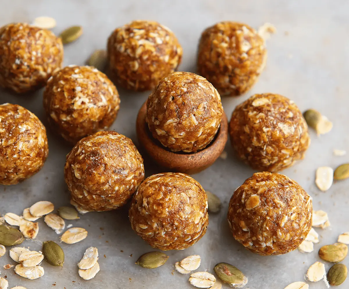 Pumpkin Spice Energy Bites