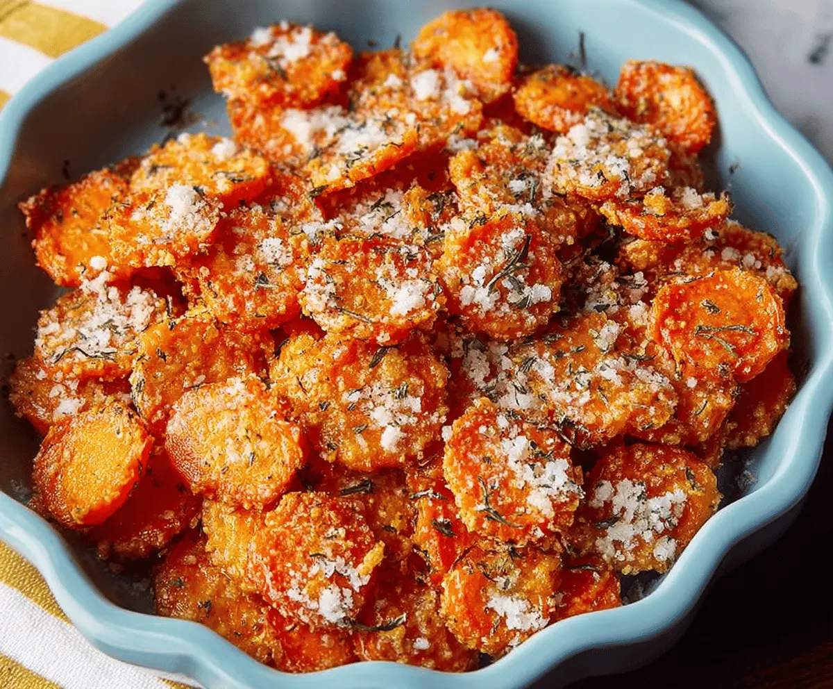 Crispy Parmesan Ranch Smashed Carrots Recipe – Easy Flavor-Packed Veggie Side