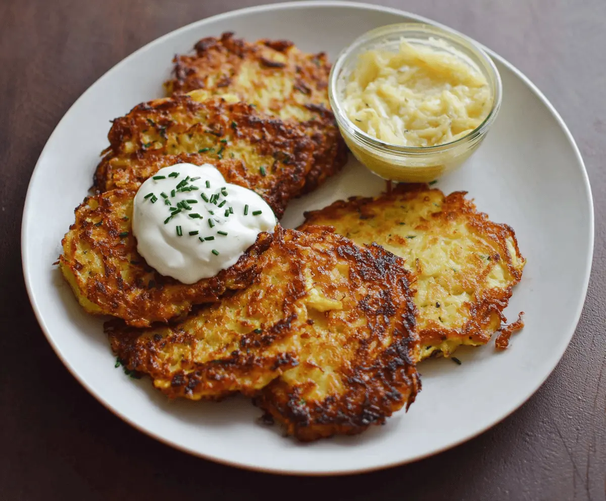 Easy German Potato Pancakes Recipe - Crispy & Delicious