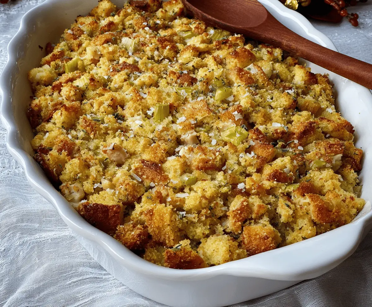 Classic Grandma's Thanksgiving Dressing