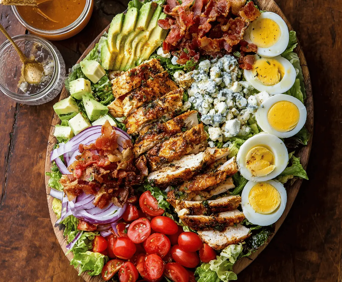 Easy Grilled Chicken Cobb Salad Recipe
