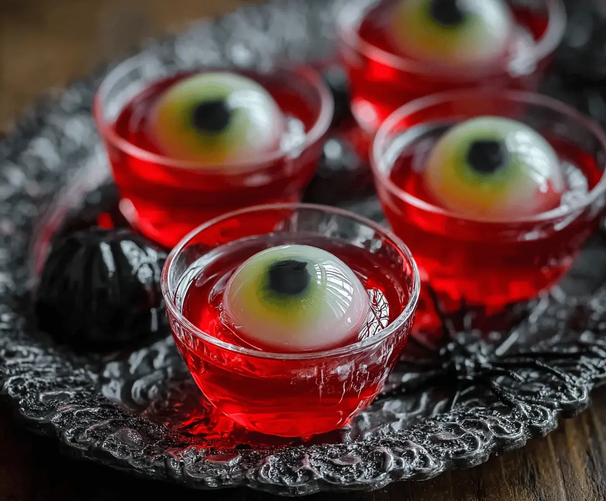 Spooky Halloween Eyeball Jello Shots Recipe