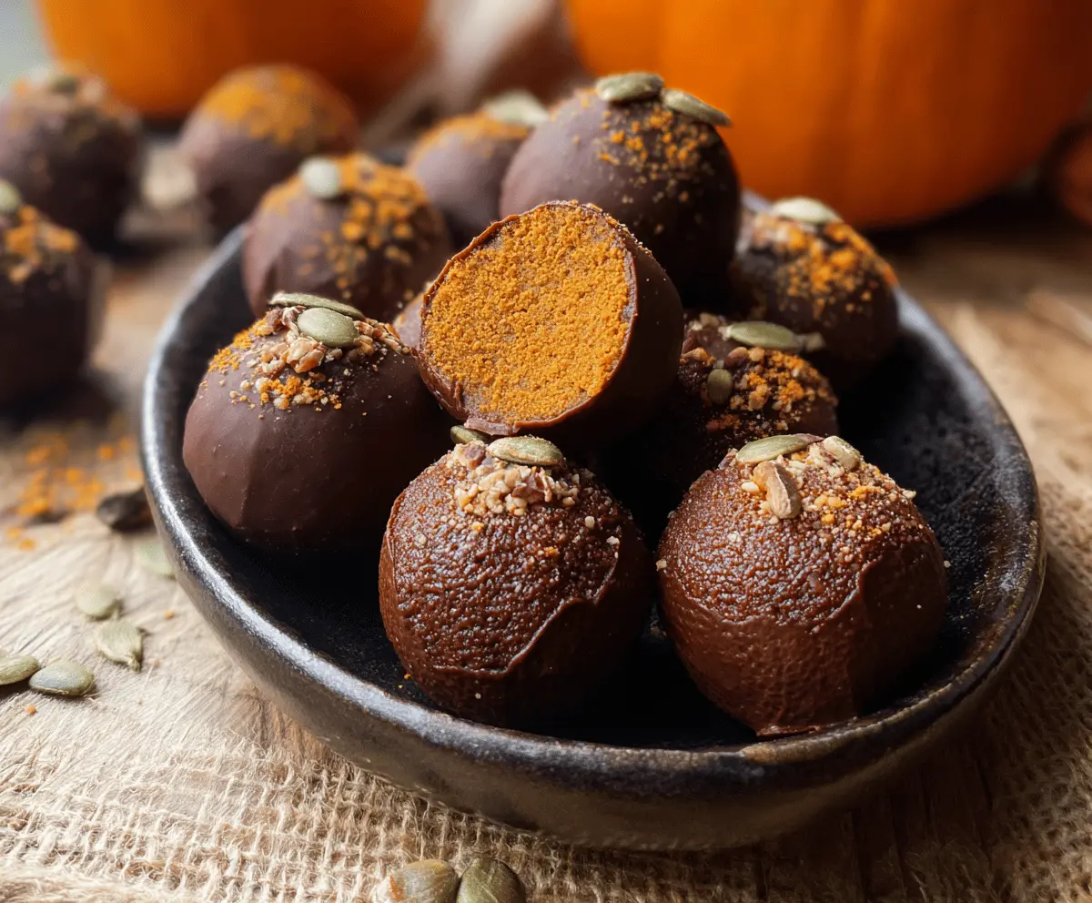 Healthy Pumpkin Truffles – Easy Guilt-Free Pumpkin Treats