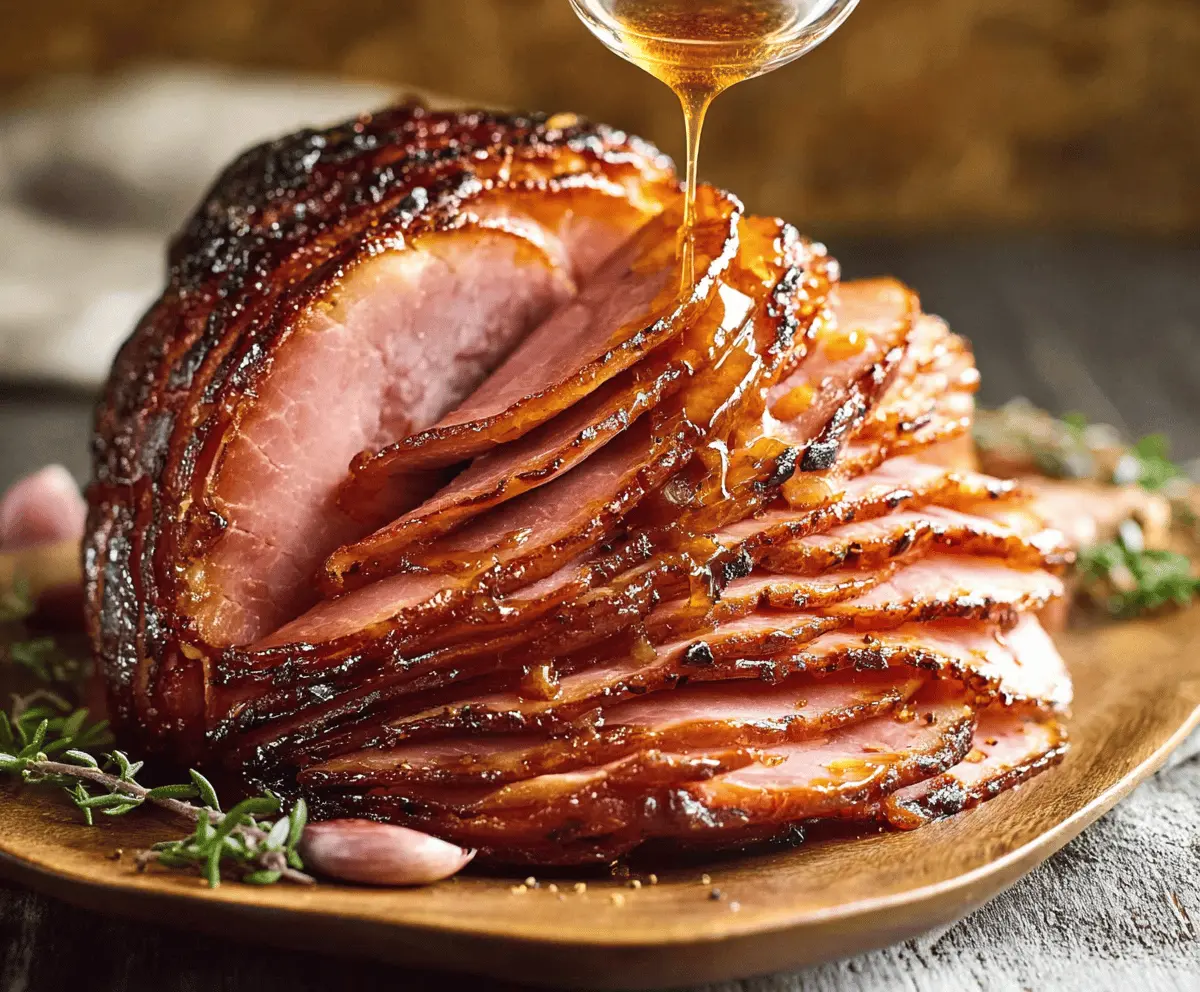 Easy Honey-Garlic Spiral Ham Recipe: Juicy & Flavorful
