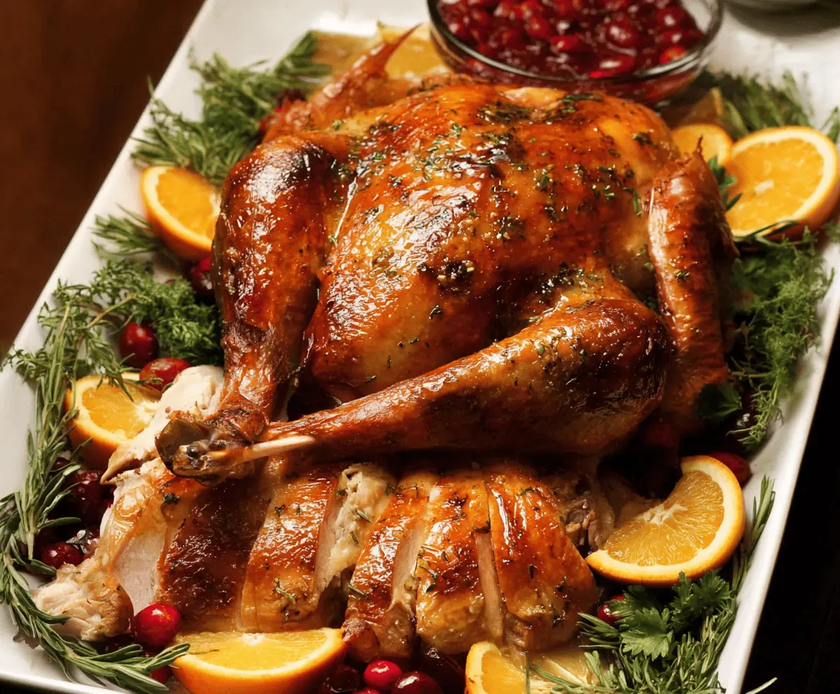 Juicy Brined Roast Turkey Recipe for Tender, Flavorful Meat