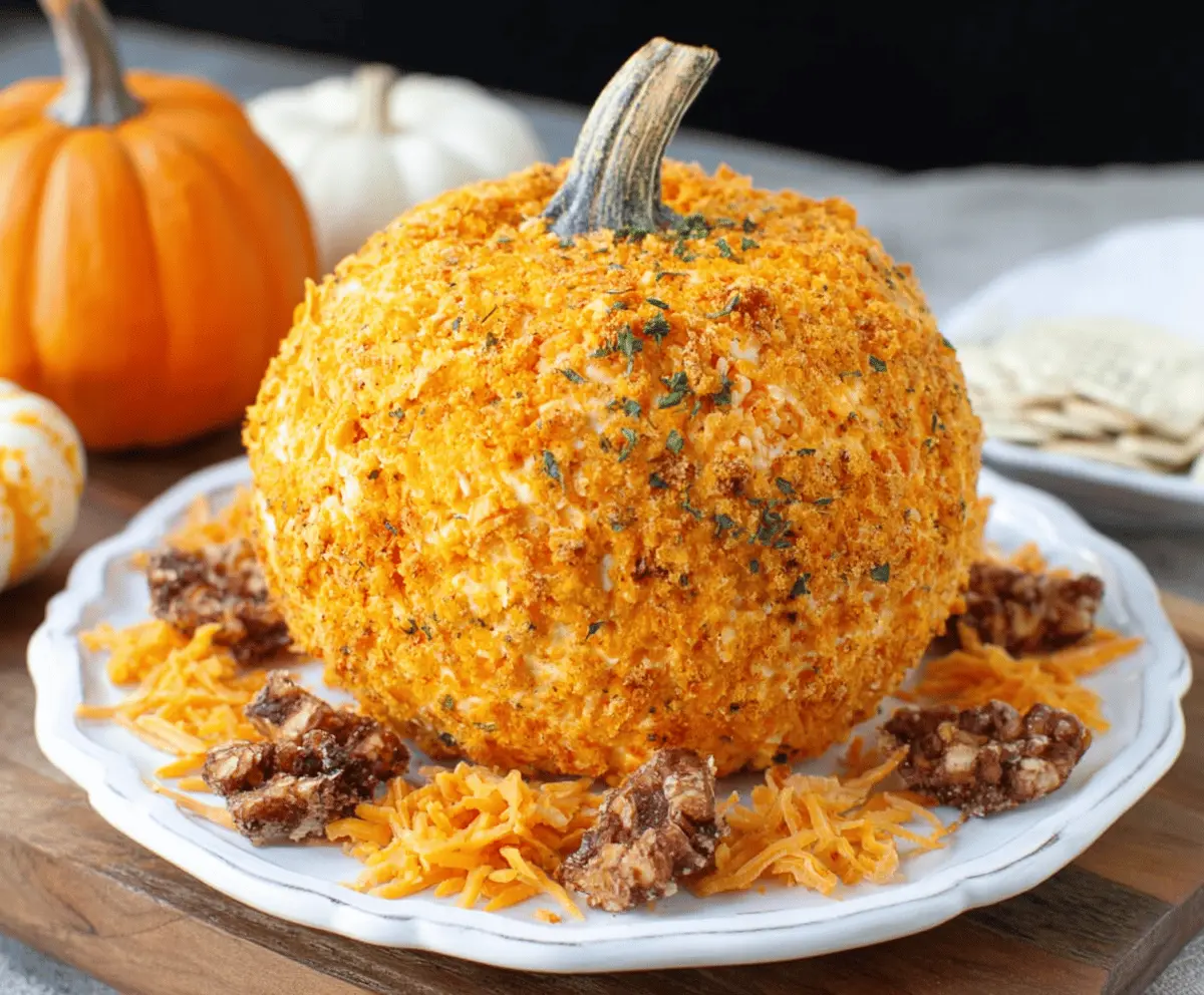 Easy Pumpkin Cheese Ball Recipe – Perfect Fall Party Appetizer
