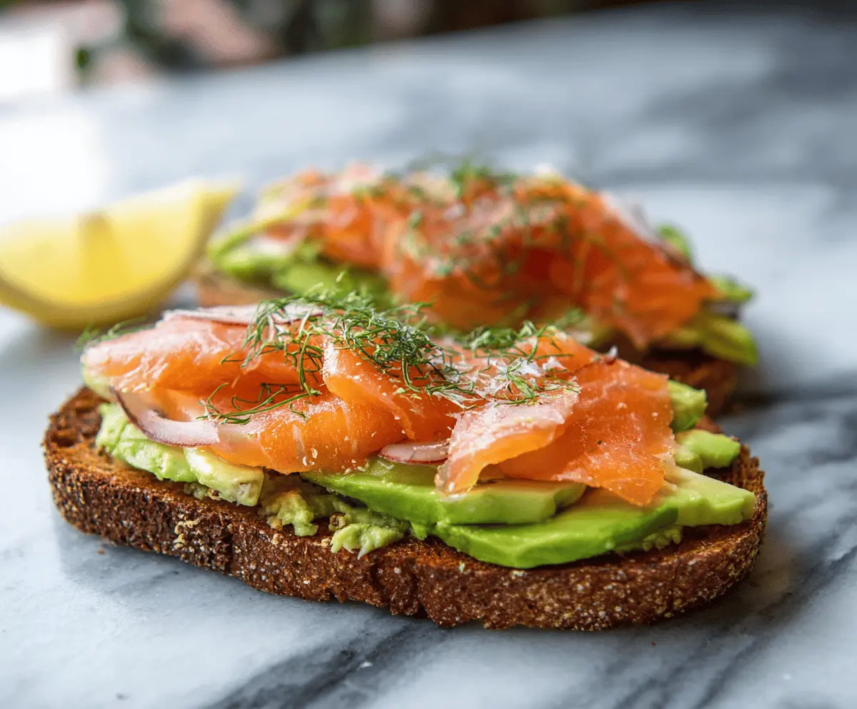 Easy Salmon and Avocado Toast Recipe for Healthy Breakfast