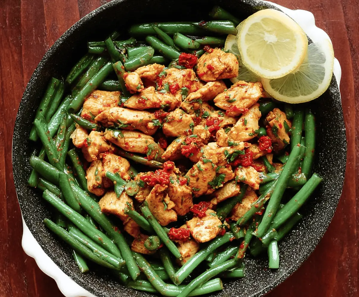 Easy Spicy Chicken & Green Bean Stir-Fry Recipe