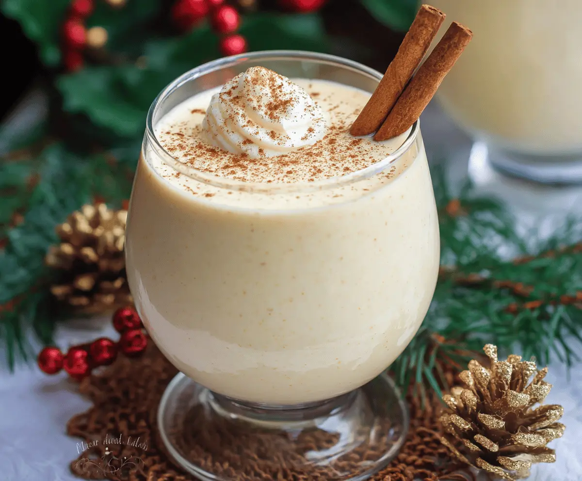 Easy Homemade Eggnog Recipe