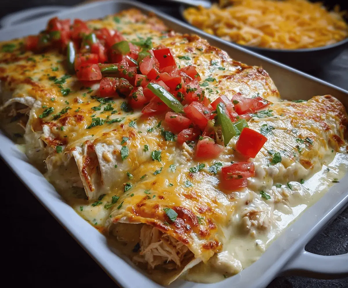 Easy Cheesy Chicken Enchiladas