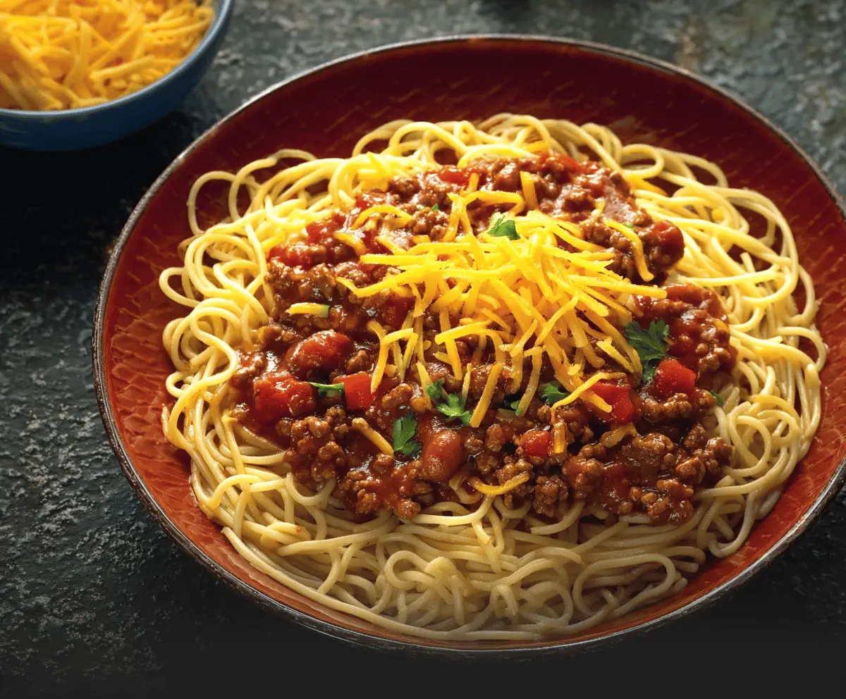 Easy Chili Spaghetti Recipe