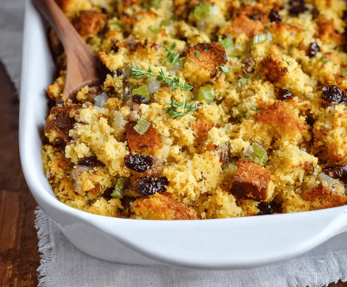 Easy Cornbread Stuffing Recipe