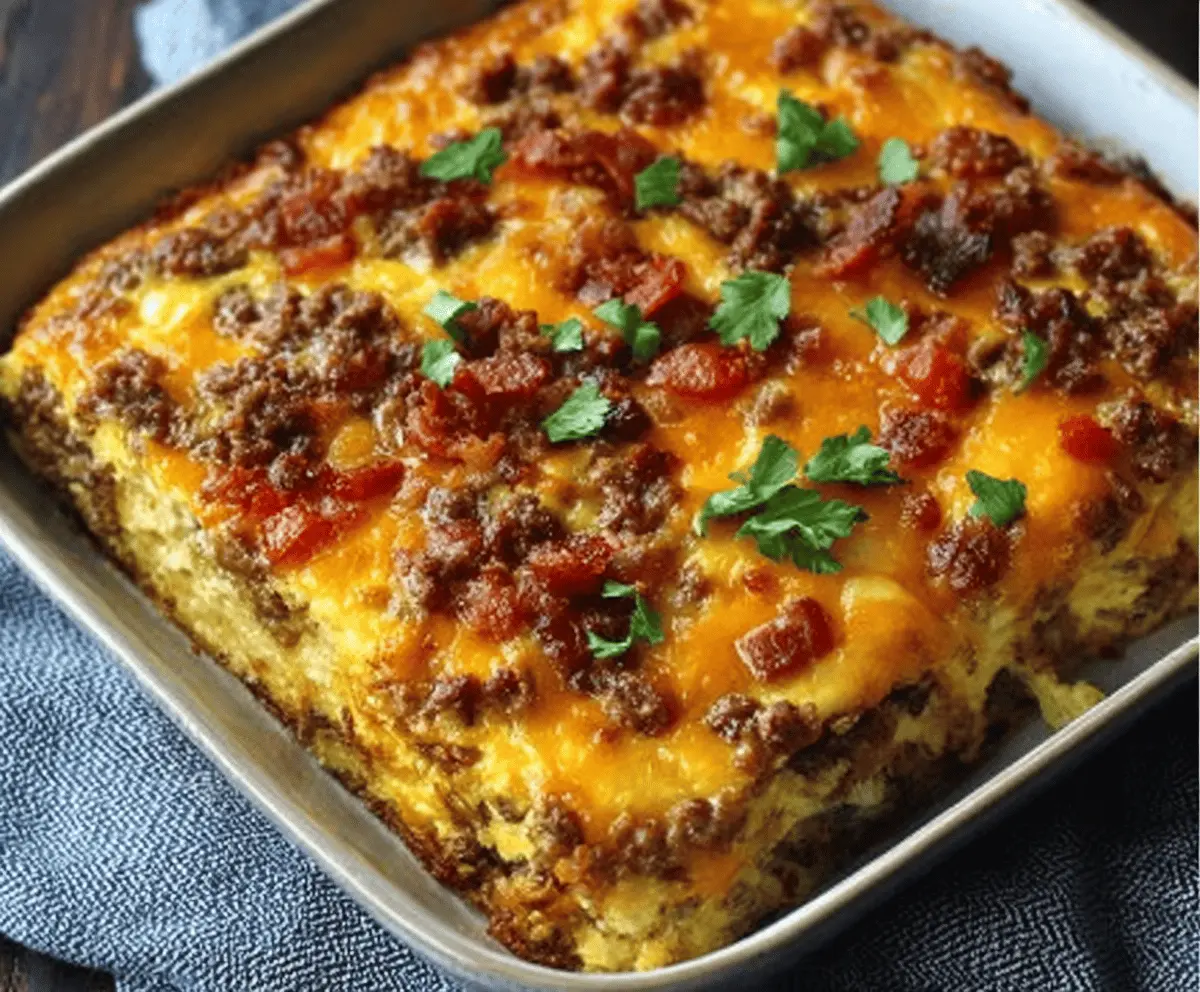Easy Crack Breakfast Casserole