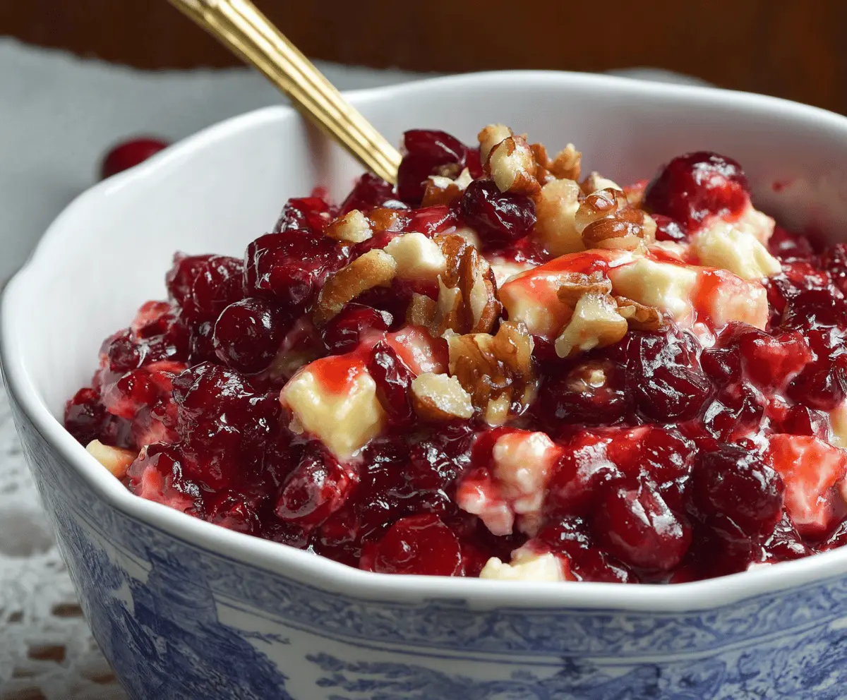 Fresh Cranberry Salad Recipe