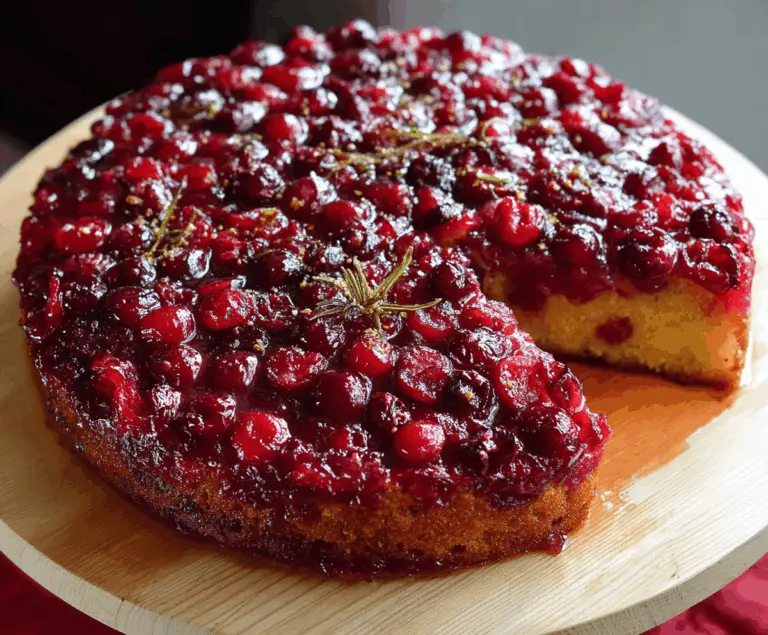 Cranberry Upside Down Cake