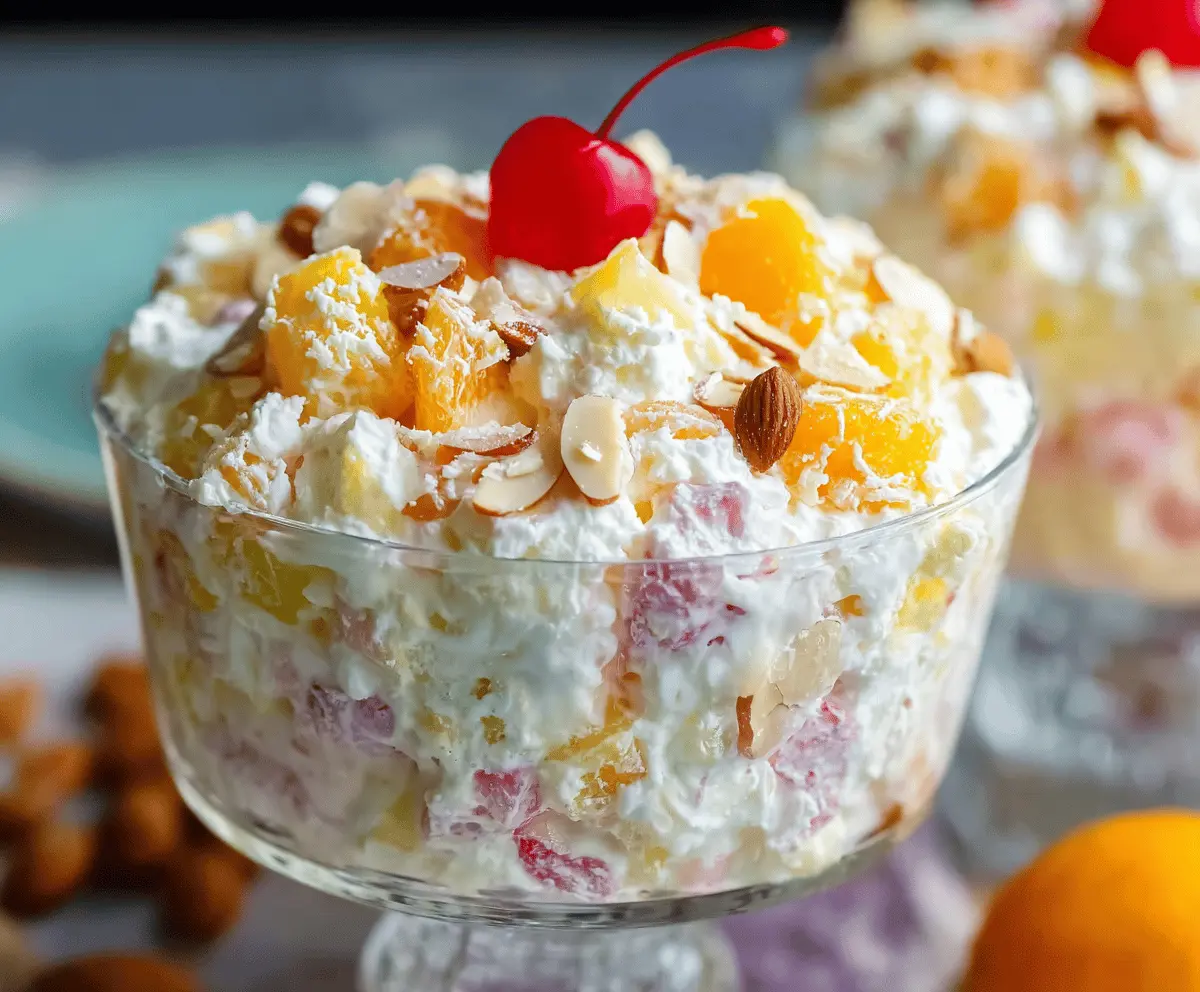 Creamy Ambrosia Salad Southern Classic