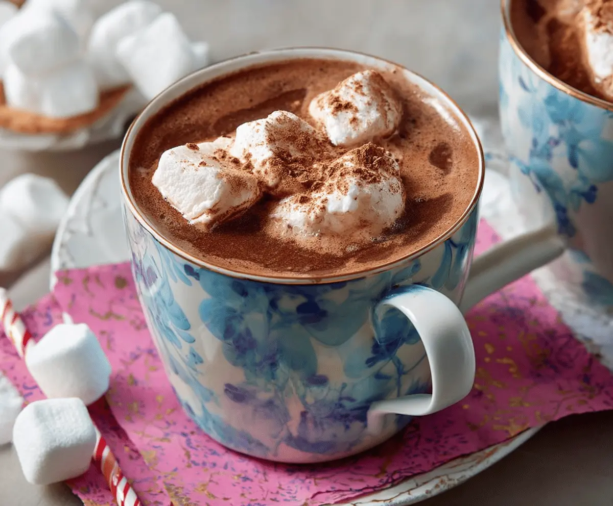 Easy Crockpot Hot Chocolate Recipe