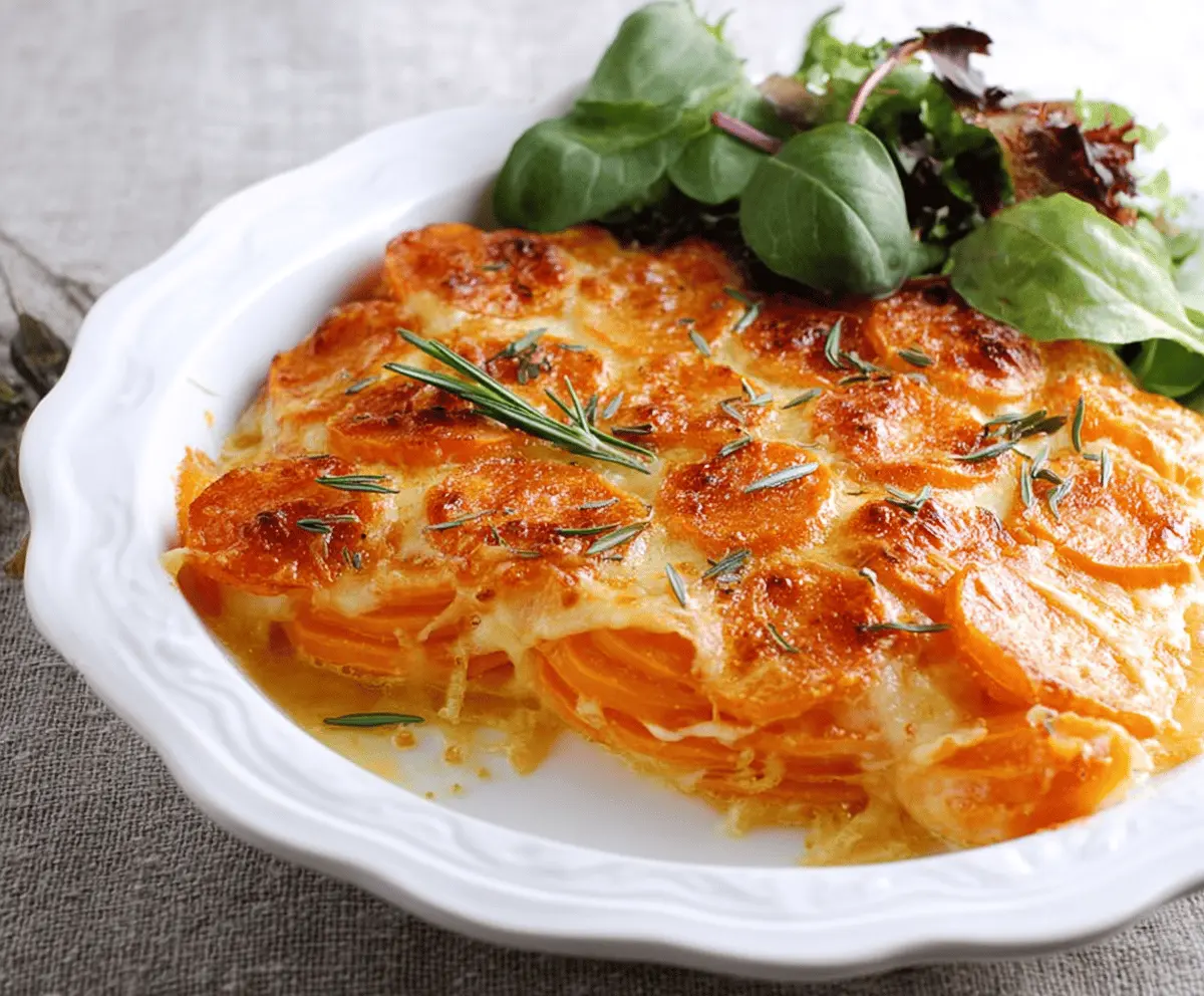 Easy Sweet Potato Gratin Recipe