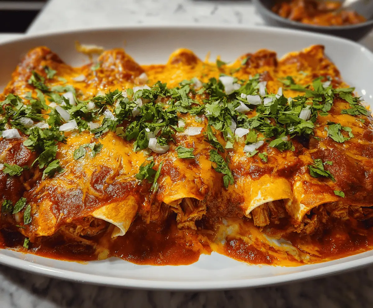 Easy Turkey Enchiladas Recipe
