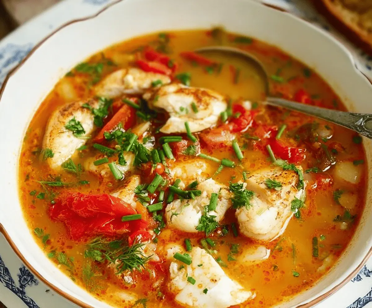 Easy Homemade Fish Soup