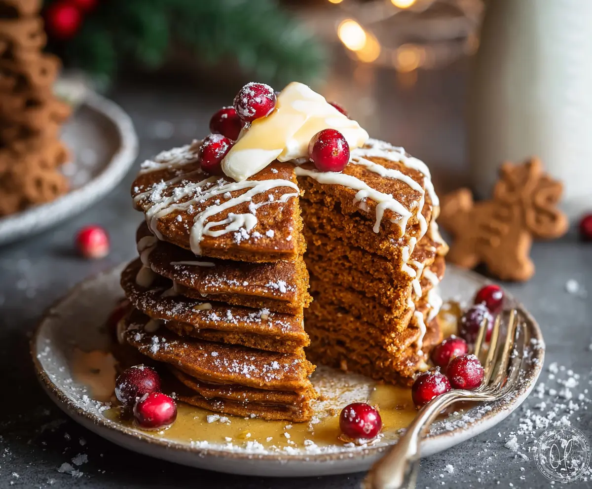 Easy Gingerbread Pancakes Recipe