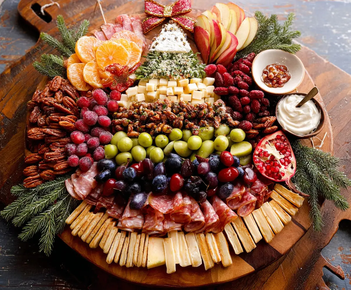 Festive Holiday Charcuterie Board