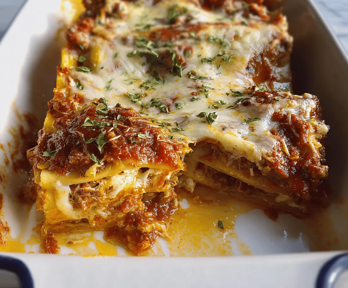 Easy Homemade Lasagna Recipe