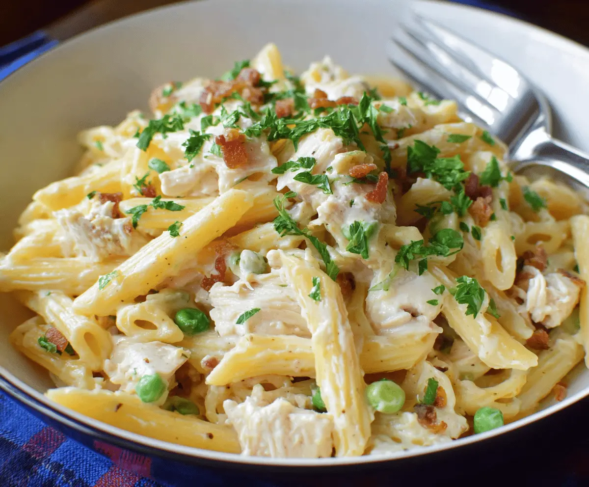 Easy Leftover Thanksgiving Turkey Pasta